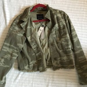 Anthropologie Camo Jacket